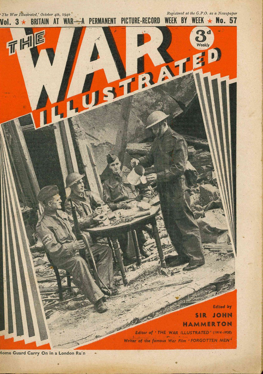 Titulní strana The War Illustrated z roku 1940
